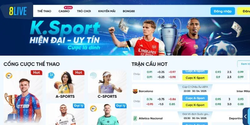 8LIVE 4 Khuyến mãi hoàn trả 1.5%