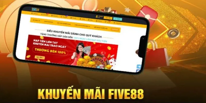 Khuyến Mãi Five88 - Ưu Đãi Hấp Dẫn Tại Nhà Cái Uy Tín 3 Ưu đãi hoàn trả và nạp tiền cho thành viên
